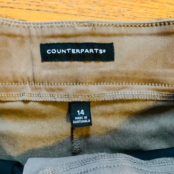 Brown Stretch Bootcut Pants - Picture 4 of 6